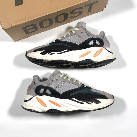 adidas Yeezy Boost 700 Wave Runner Sneaker Shoes Size 9.5 Pre Owned W Box adidas Yeezy Boost 700 Wave Runner Sneaker Shoes Size 9.5 Pre Owned W Box